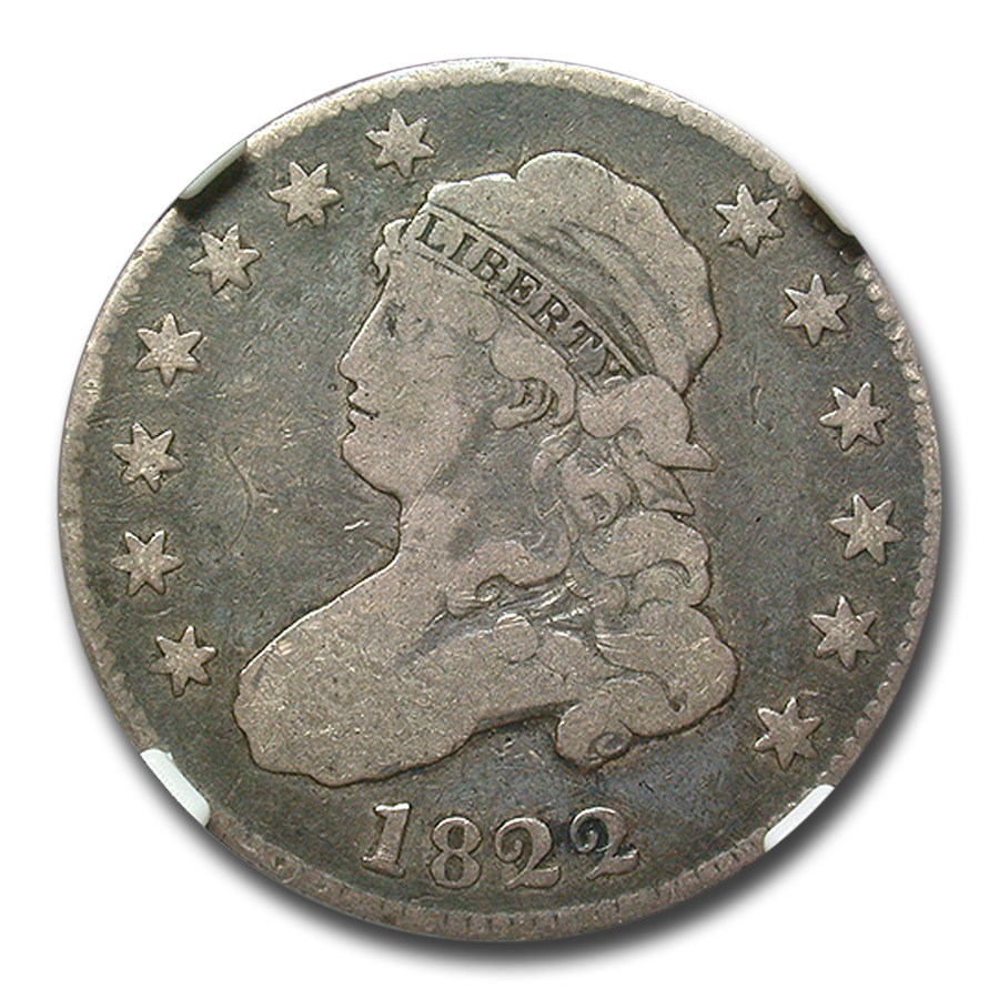 1822 Capped Bust Quarter VG-10 NGC