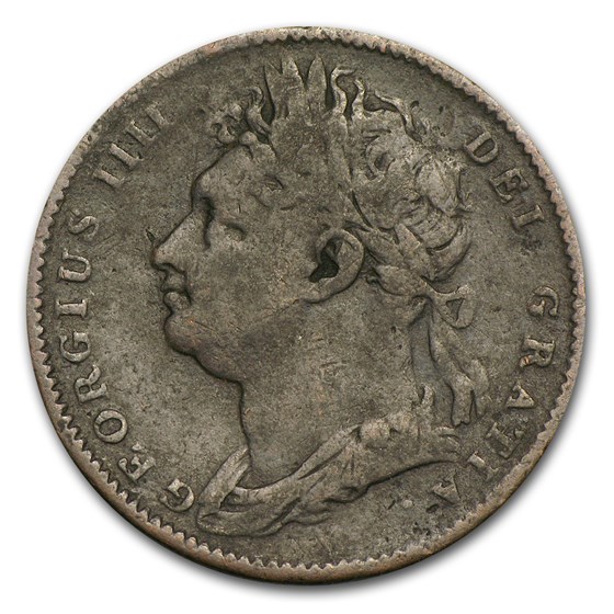 1822 Great Britain Farthing George IV VF 1822 Great Britain Farthing George IV VF