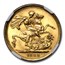 1822 Great Britain Gold Sovereign George IV MS-62 NGC