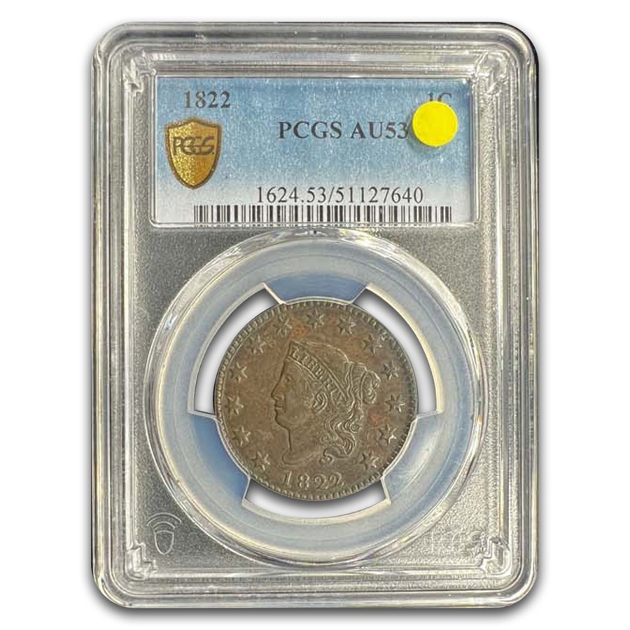 Buy 1822 Large Cent AU-53 PCGS (Brown) | APMEX
