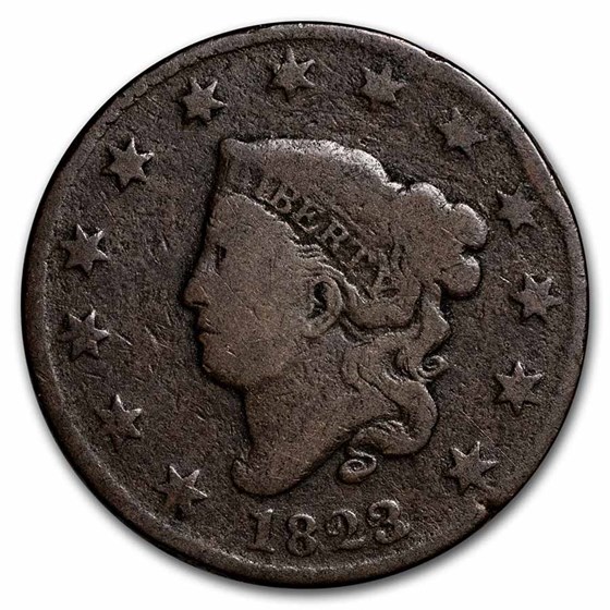 1823/2 Large Cent Good 1823/2 Large Cent Good