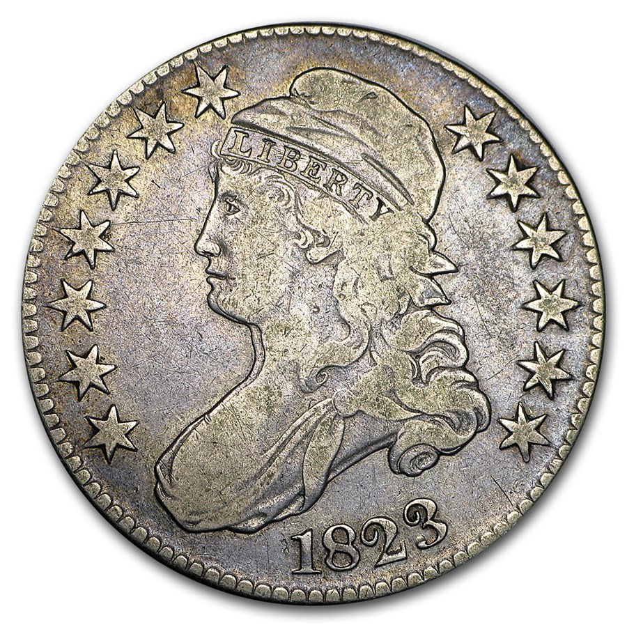 1823 Bust Half Dollar Fine