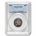 1823 Bust Half Dollar VF-35 PCGS