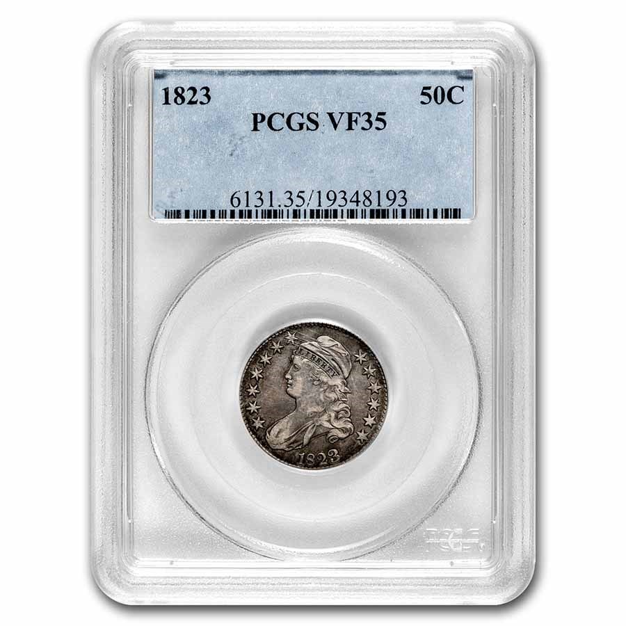 1823 Bust Half Dollar VF-35 PCGS
