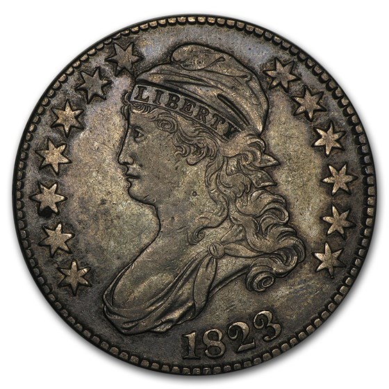 1823 Bust Half Dollar VF