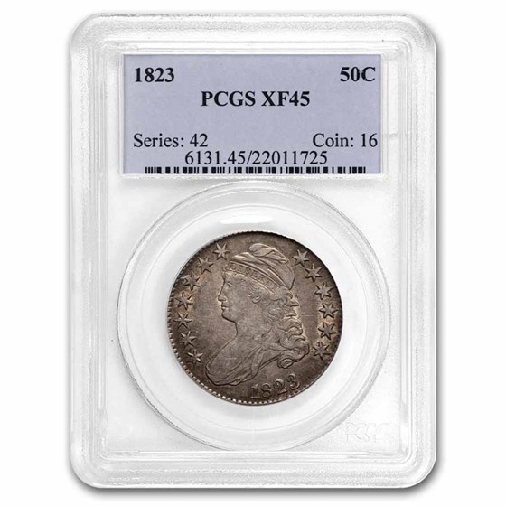 1823 Bust Half Dollar XF-45 PCGS 1823 Bust Half Dollar XF-45 PCGS
