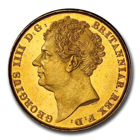 1823 Great Britain Gold Double Sovereign MS-62 PCGS