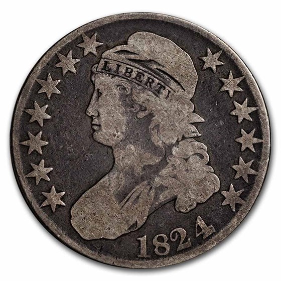 1824/4 Bust Half Dollar VG 1824/4 Bust Half Dollar VG