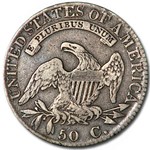 1824 Bust Half Dollar VF
