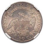 1824 Capped Bust Half Dollar AU-58 NGC