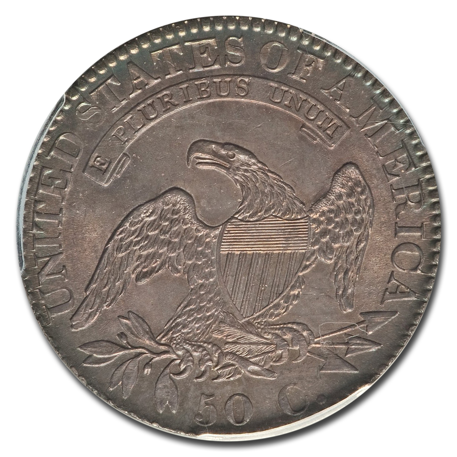 1824 (None) Phil Capped Bust Half Dollar Over Various Dates Value
