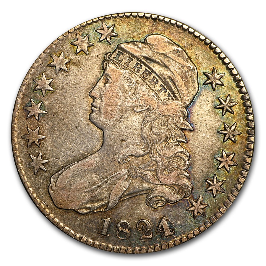 Buy 1824/Various Dates Bust Half Dollar VF APMEX