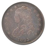 1825/3 Capped Bust Quarter XF-45 NGC