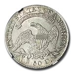 1825 Bust Half Dollar AU-58 NGC