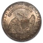 1825 Bust Half Dollar AU-58+ PCGS