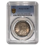 1825 Bust Half Dollar AU-58+ PCGS