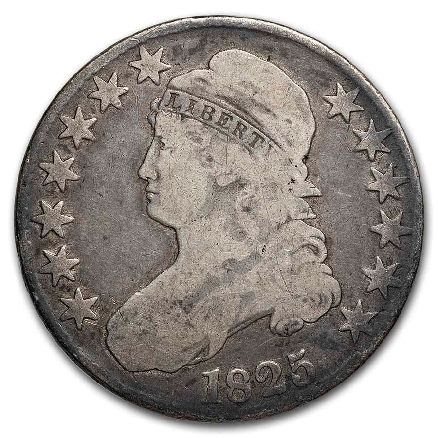 1825 Bust Half Dollar VG