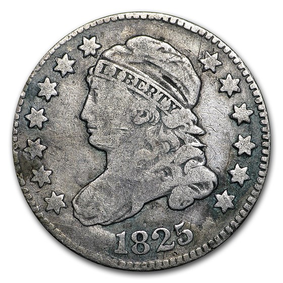 1825 Capped Bust Dime Fine 1825 Capped Bust Dime Fine