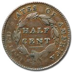 1825 Half Cent Fine