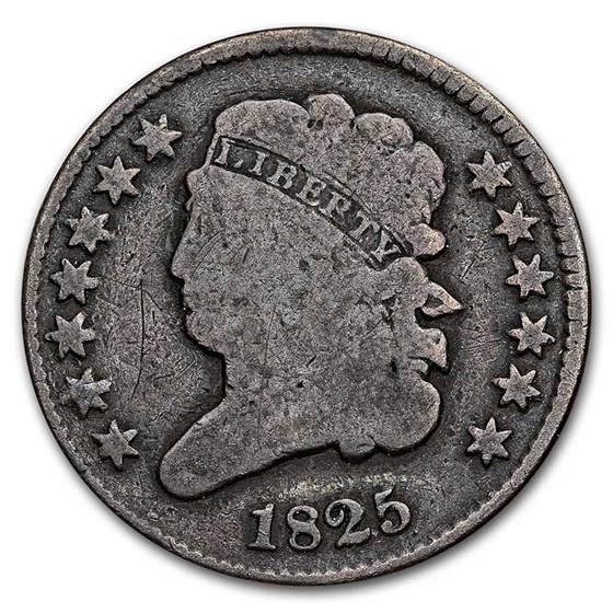 1825 Half Cent Good 1825 Half Cent Good