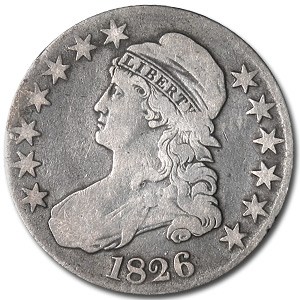 1826 Bust Half Dollar VG 1826 Bust Half Dollar VG