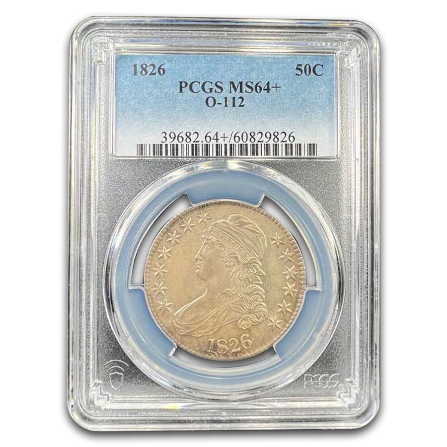 1826 Capped Bust Half Dollar MS-64+ PCGS (O-112)