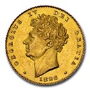 1826 Great Britain Gold Half-Sovereign George IV MS-63 NGC 1826 Great Britain Gold Half-Sovereign George IV MS-63 NGC