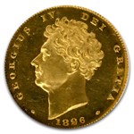 1826 Great Britain Gold Half Sovereign George IV PF-63 NGC