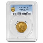 1826 Great Britain Gold Sovereign George IV VF-35 PCGS