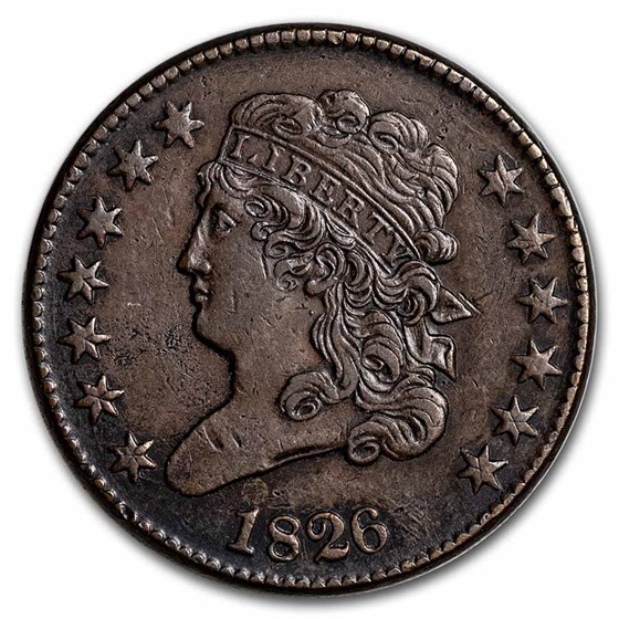 1826 Half Cent AU 1826 Half Cent AU