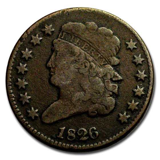 1826 Half Cent VG 1826 Half Cent VG