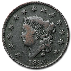 1826 Large Cent XF 1826 Large Cent XF