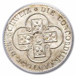 1826 Switzerland Bern Canton 2.5 Batzens MS-64 PCGS