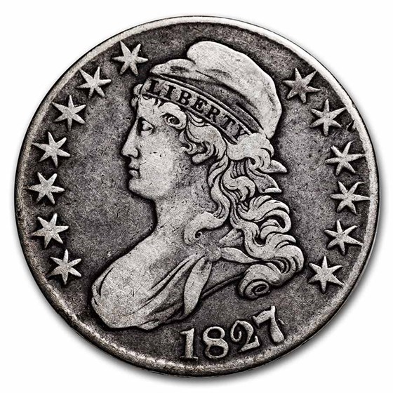 1827/6 Bust Half Dollar VF (O-102)