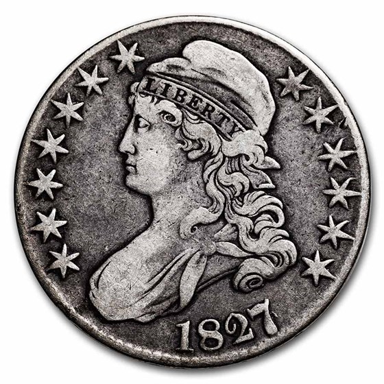 1827/6 Bust Half Dollar VF (O-102) 1827/6 Bust Half Dollar VF (O-102)
