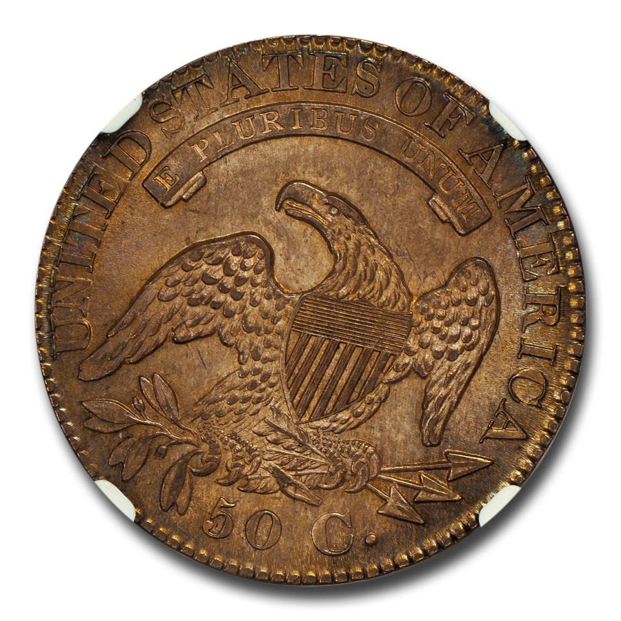 1827 (None) Phil Capped Bust Half Dollar Square Base 2 Value - APMEX