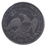 1827 Bust Half Dollar VF-35 PCGS (O-133, Square Base 2)