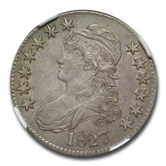 1827 Bust Half Dollar XF-45 NGC (Square Base 2) 1827 Bust Half Dollar XF-45 NGC (Square Base 2)