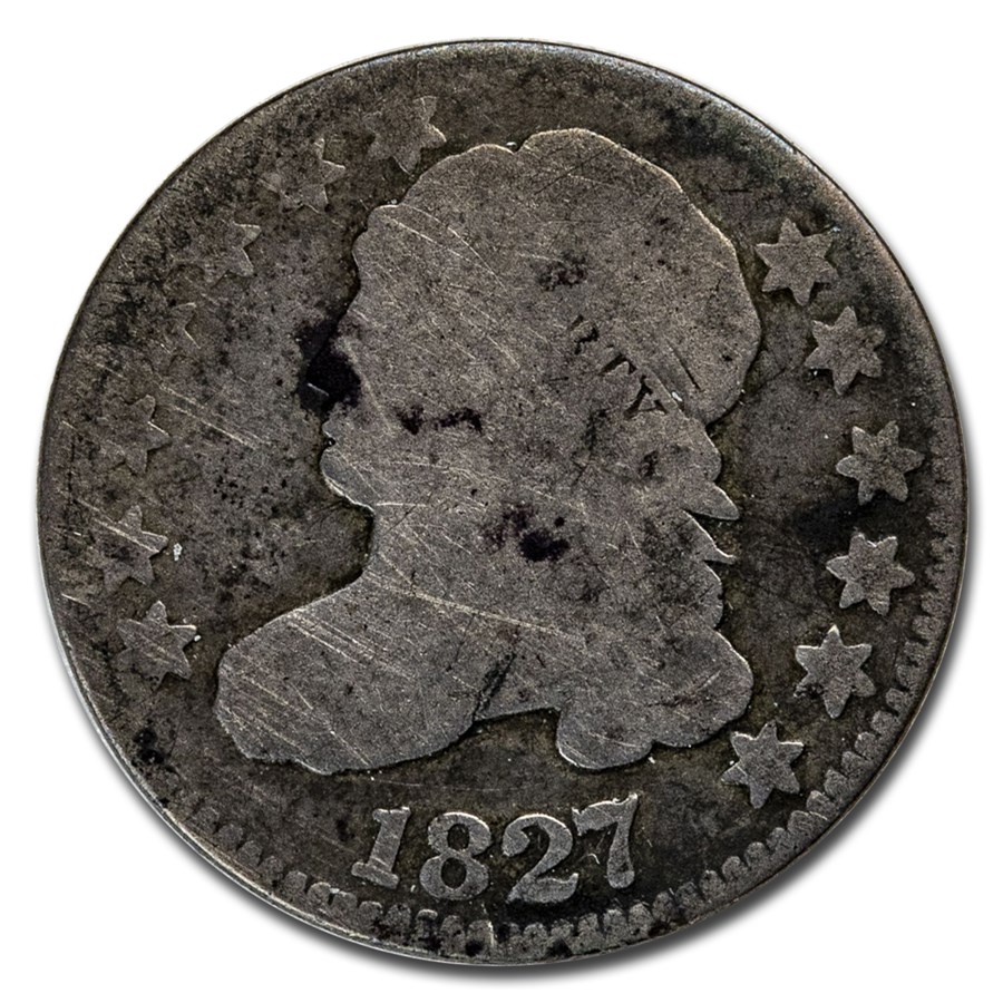 1827 Capped Bust Dime AG