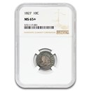 1827 Capped Bust Dime MS-65+ NGC