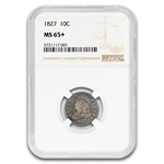 1827 Capped Bust Dime MS-65+ NGC