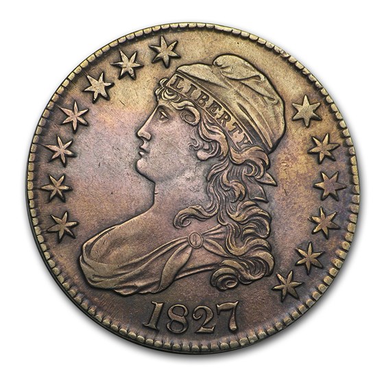 1827 Capped Bust Half Dollar AU 1827 Capped Bust Half Dollar AU