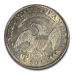 1828 Capped Bust Half Dollar AU-55 PCGS (Sq 2, Sm 8's, Lg Let.)