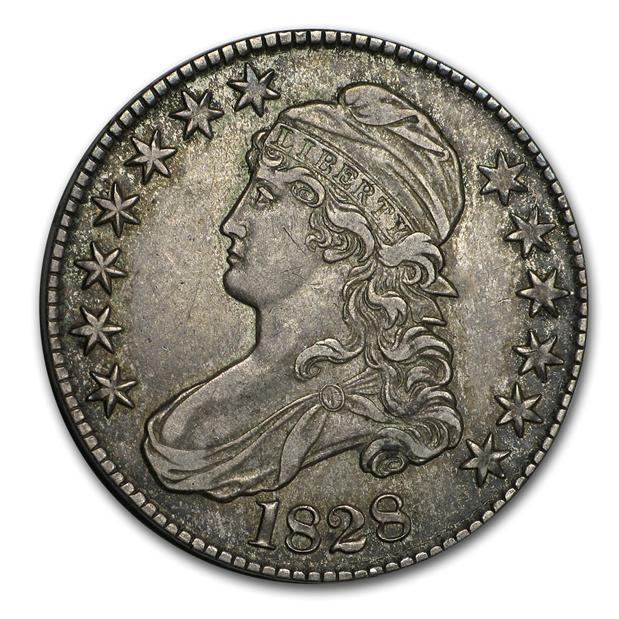 Buy 1828 Capped Bust Half Dollar AU Details (Graffiti) Coin Online