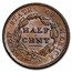 1828 Half Cent 13 Stars BU (Brown)