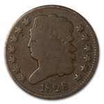 1828 Half Cent 13 Stars Good