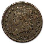 1828 Half Cent 13 Stars XF