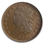 1828 Half Cent MS-64 NGC (Brown)
