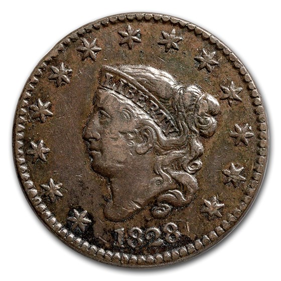 1828 Large Cent Lg Date VF 1828 Large Cent Lg Date VF