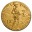 1828 United Kingdom of the Netherlands Gold Ducat XF
